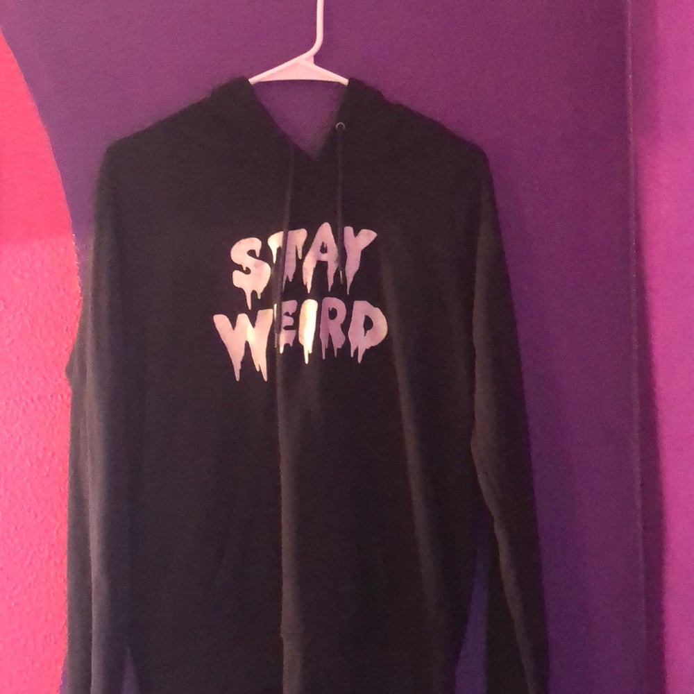 Stay weird hoodie